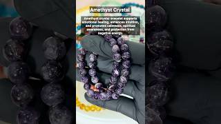 Natural Amethyst Crystal Healing Bracelet for Calm, Intuition, Stress Relief & Spiritual Protection