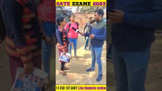 gate exam 2023 students live review #gateexam #iit #iitkanpur