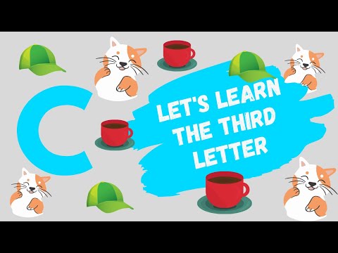 3 Minute Montessori: Learn how to Homeschool ABC Lesson 3: The Alphabet C by Junior Scholars