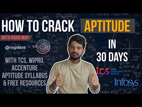 How to Crack Aptitude in 30 Days | Placement Aptitude | With Roadmap and Free resources link | Tamil