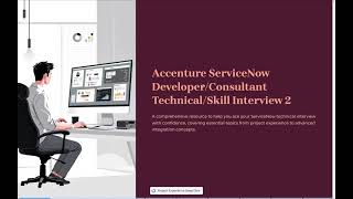 Accenture Skill Interview 2 - ServiceNow