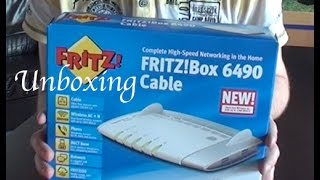 FRITZ!Box 6490 Unboxing Unitymedia Telefon Komfort Option