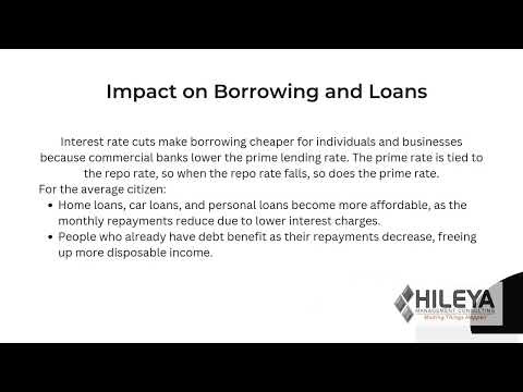 South African Interest Rate Cuts