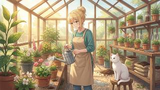 Lofi Greenhouse Focus Music 🌿 | Cozy Work & Study Beats