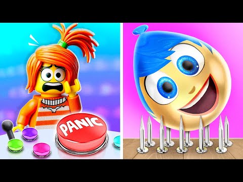 Save Joy! Inside Out 2 Lego Is Insane *We Made Miniature Riley's Head*