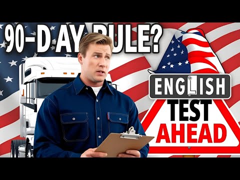 Trump’s 90-Day Rule for Truckers 🚛 | New English Proficiency Requirement Explained