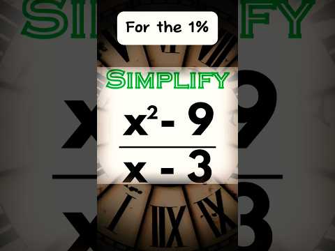 Math Quiz: Solve this ALGEBRAIC Expression Puzzle in Seconds
