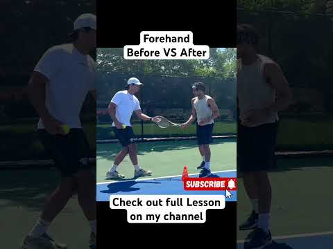 This 1 tip changed his forehand! (Before and After)