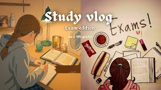 “A Day Before My Hindi Exam | Class 9 Study Vlog”📚✨📝| Productive Day🌷 #youtube #study #vlog
