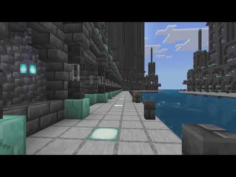 Epic Alien Megalithic Minecraft Build: Millions of Blocks! Cloud scraping towers, underwater builds