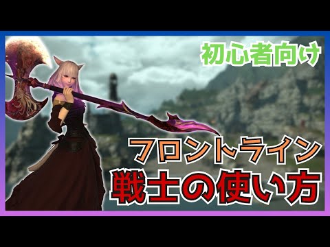 【FF14】フロントライン！戦士のスキル・立ち回りについて初心者向けに解説【PvP/6.5】