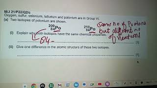 O level IGCSE chemistry P2 read and write past paper solving 