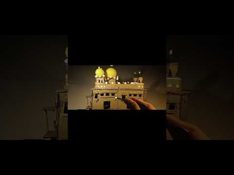 how to make Golden Temple making at home #diy #craft