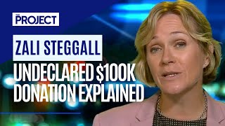Independent MP Zali Steggall Explains Her Failure To Declare  $100,000 Donation