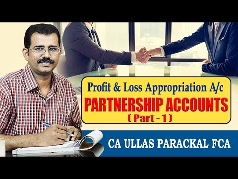 Profit & Loss Appropriation Account (Partnership Accounts ) #cafoundation #bcom #cma #commerce