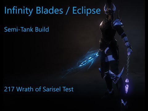 Wolcen 1.1.7.1 Elemental Infinity Blades / Eclipse Semi-Tank Build. 217 Wrath of Sarisel Test.