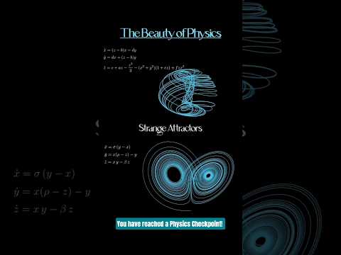 Chaos and Strange Attractors | The Beauty of Physics #approximations #physics #explore #shorts