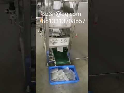 无纺布四边封包装机Non-woven four-side sealing packaging machine, soup bag packaging machine