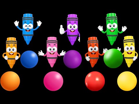 Learning Colors Song | Nursery Rhymes & Kids Songs | Educational Video