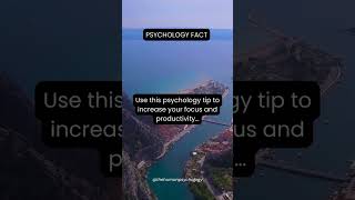 Quick Psychology Tip for increased productivity 💯🔥#facts #psychology #productivity