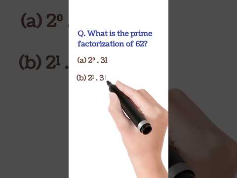 Prime Factorization of 62 | Olympiad Mathematics Preparation