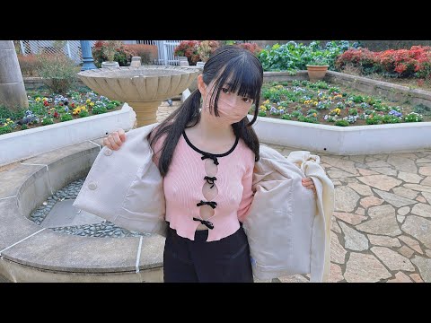 【ノーブラ散歩】最近暖かいので脱いじゃった。