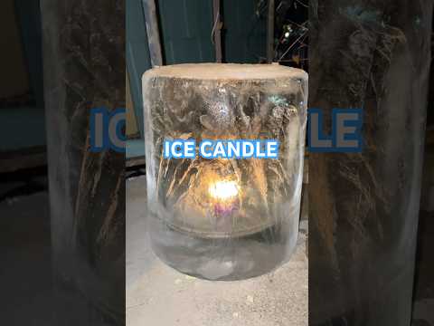 How to make ice candles!🕯️ ❄️