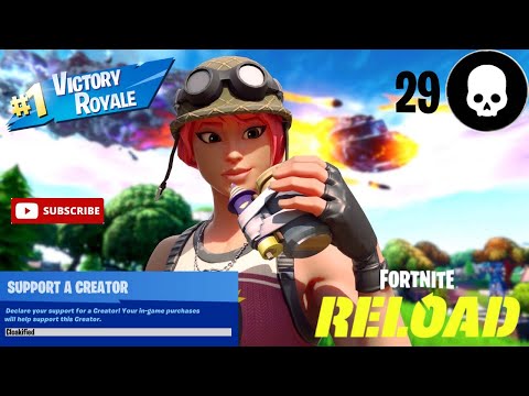 Fortnite Reload | High Kill Win Gameplay | Controller Player | Creator Code: Cloakified (1080p Open)