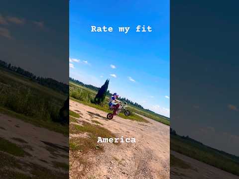Trying out my new dirt biking fit ￼#dirtbike #coldstart #wheelie #pitbike