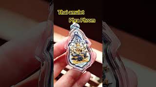 Thai amulet phra phrom 4 faces Buddha #thaiamulet #phraphrom #grantwishes #holy #luckycharm #genuine