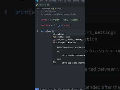 Did YOU Know About THIS Method? #python #code #programming