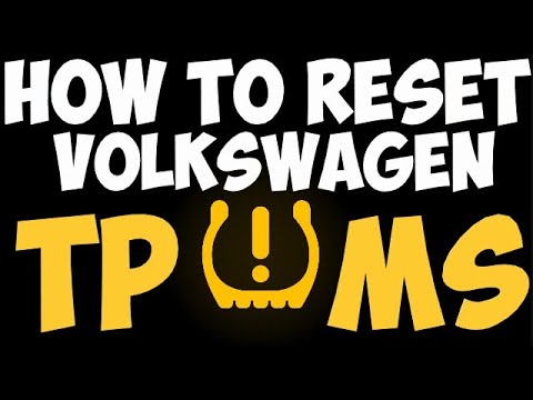 HOW TO RESET VOLKSWAGEN INDIRECT TPMS SENSOR LIGHT