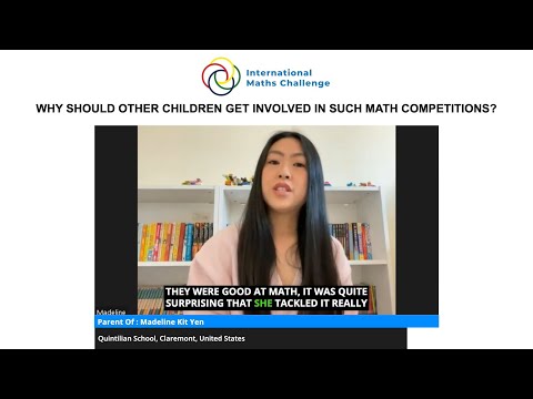 Why should other children get involved in such math competitions?