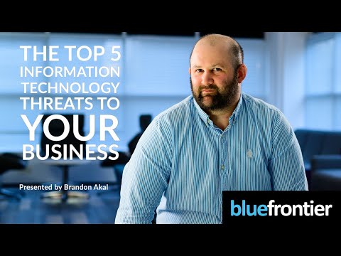 The TOP 5 IT SECURITY THREATS TO YOUR BUSINESS | Blue Frontier