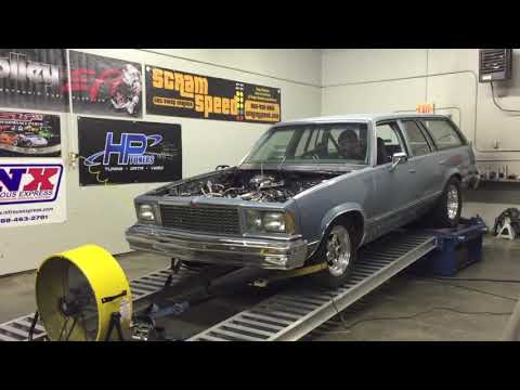LSX Swap Malibu Wagon Dyno. G Body makes 500 rwhp on pump gas!