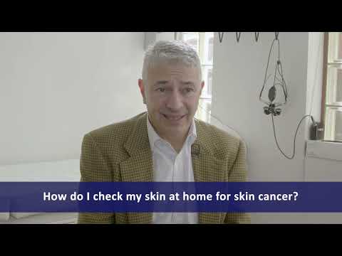 Professor Rod Sinclair's (dermatologist) tips on checking your skin for skin cancer at home