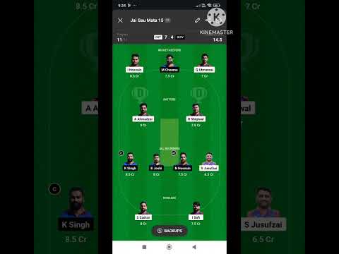 DST VS ICCV DREAM11#SHORTVIDEO TODAY 1CR #WINING TEAM