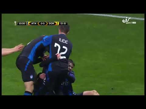 Atalanta-Borussia Dortmund 1-1 - All Goals and Highlights HD - 22/02/2018