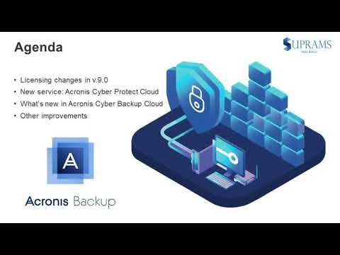 Acronis Cyber Cloud 9.0 : What's New features | Suprams Info Solutions