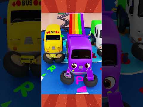 Wheels On The Bus Go Bus Bus Bus | All Through The Town #short3d #shortsviral #shortsyoutube