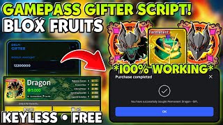 [NEW🐲] GamePass Gifter Script Blox Fruits Script! 🔥 | NO KEY • UNLI RUBOX • UNDETECTED • OVERPOWERED