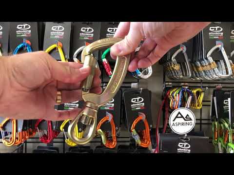 ISC Swivel Eye Steel Triple Lock Carabiner