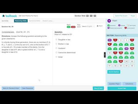 Testbook 📝I mock test - 2 I My %tile 90%+🎯I #sbiclerk I #howtoattemptpaper