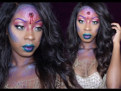 Captured Mermaid Makeup Tutorial| Mermaid Halloween Tutorial!