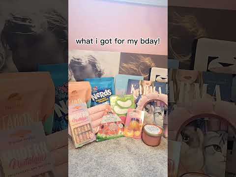 What I got for my birthday! #preppy #birthday #haul #vlog #shorts
