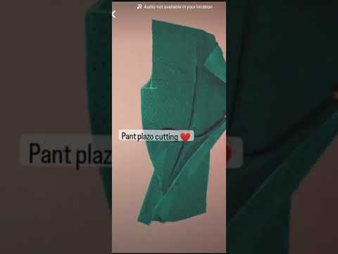 Pant plazo cutting