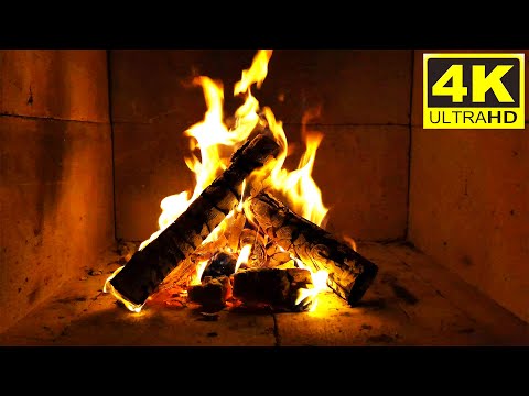 relaxing fireplace sounds for sleeping 1 hour🔥🔥🔥cozy crackling fireplace 4k relaxing