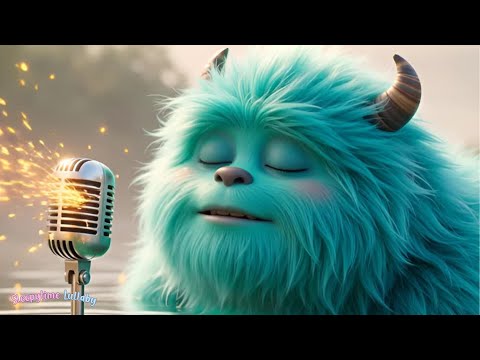 Baby Sleep Music 🌙 Cloud Jazz Club Lullaby 🎷 Cute Animated 3D Monsters & Soothing Music for Children