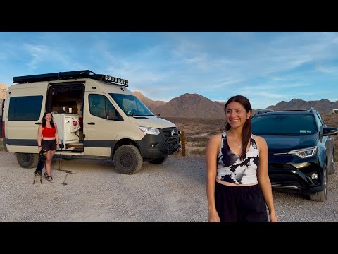 Caravanning with my cousin Nikki