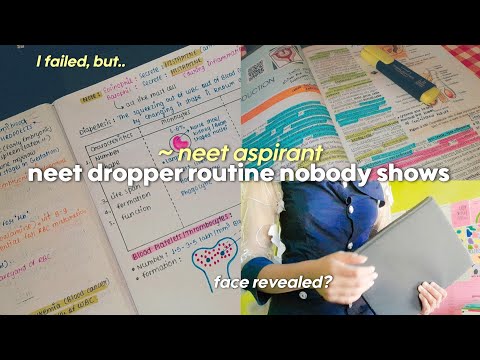 NEET 2026 Dropper : A Real, lazy Study vlog 📚 #neet2026 #studyvlog